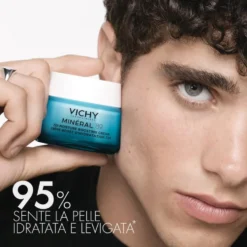 Vichy Mineral 89 - Crema Idratante 72H Leggera, 50ml