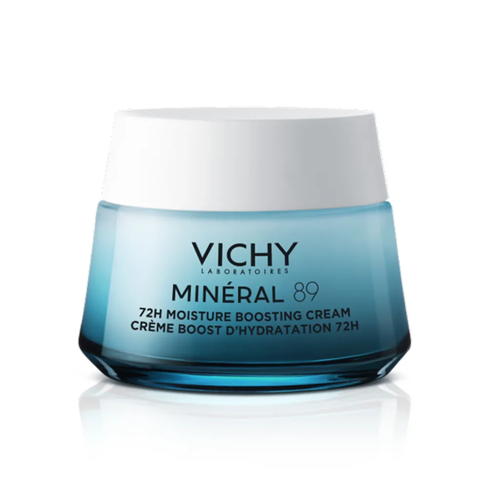 Vichy Mineral 89 - Crema Idratante 72H Leggera, 50ml