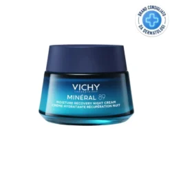 Vichy Minéral 89 - Crema Notte Idratante Effetto Rigenerante, 50ml
