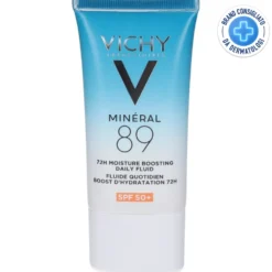 Vichy Minéral 89 - Fluido Quotidiano Booster di Idratazione 72H SPF50+, 50ml