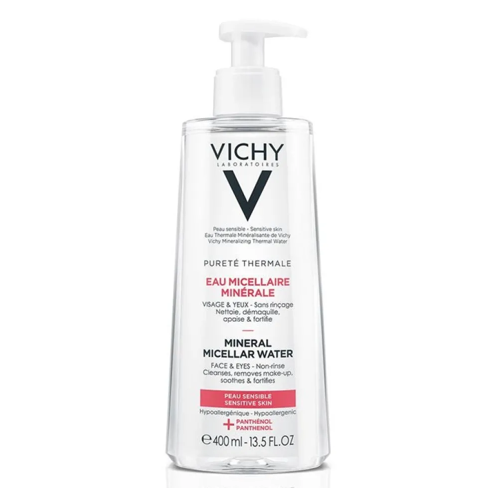 Vichy Purete Thermale - Acqua Micellare Minerale per Pelle Sensibile, 400ml
