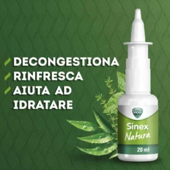 Vicks Sinex - Natura Spray Salino Ipertonico Naso Chiuso, 20ml