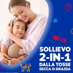Vicks Tosse Natura Bambini - Sciroppo per la tosse secca e grassa al miele e fragola, 140 ml