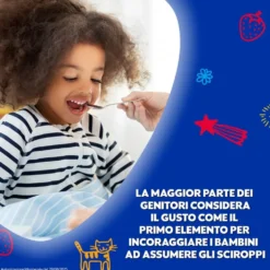 Vicks Tosse Natura Bambini - Sciroppo per la tosse secca e grassa al miele e fragola, 140 ml