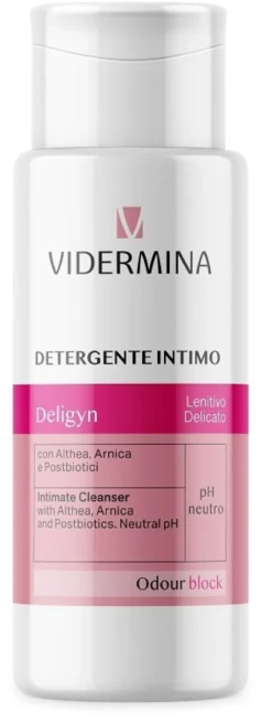 Vidermina Deligyn - Detergente intimo lenitivo per le mucose sensibili e il prurito, 300 ml