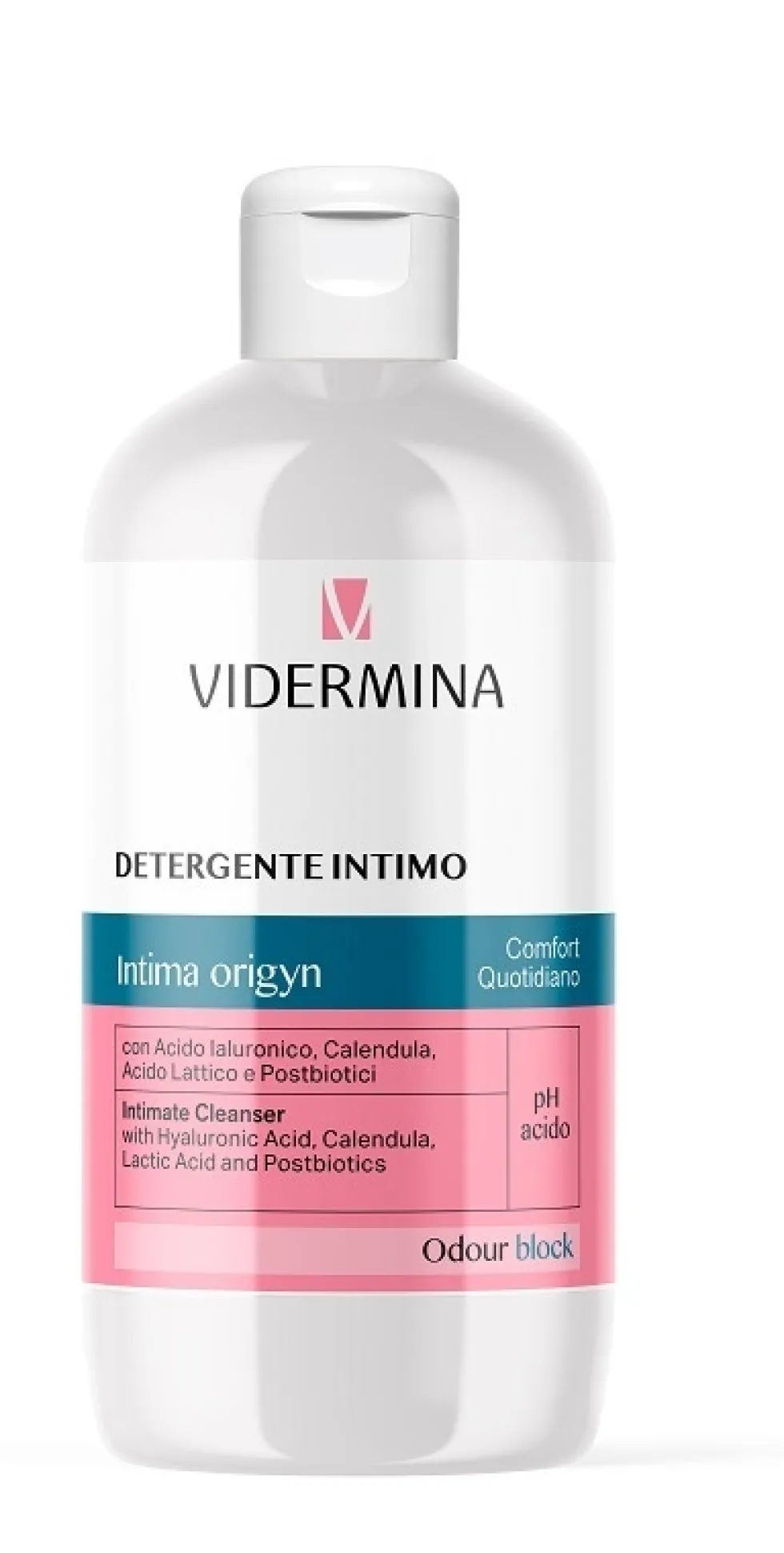 Vidermina Intima Origyn - Ricarica di detergente intimo igienizzante per l'igiene quotidiana, 500 ml