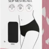 Vidermina Slip Mestruale Vita Alta - Intimo lavabile per il ciclo e le perdite taglia L, 1 slip