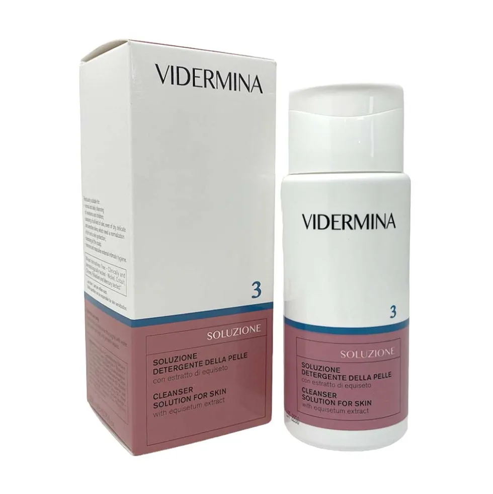 Vidermina 3 Soluzione Detergente della Pelle, 200ml