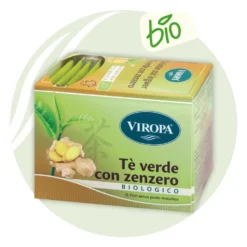 Viropa Tè Verde con Zenzero Biologico, 15 filtri