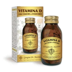 Vis Giorgini Vitamina D + Calcio e Fosforo Integratore Alimentare, 150 pastiglie