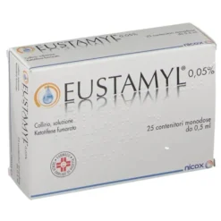 Visufarma Eustamyl 0,05% - Collirio per la congiuntivite allergica, 25 fiale monodose da 0,5 ml