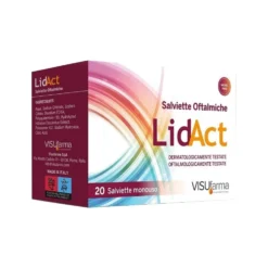 Visufarma Lidact Salviette oftalmiche per l'igiene perioculare, 20 salviette