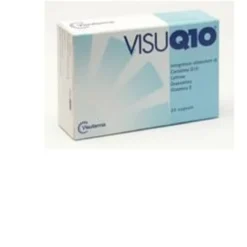 Visufarma Visu Q10 - Integratore vitamina E con coenzima Q10 per il benessere visivo, 20 capsule