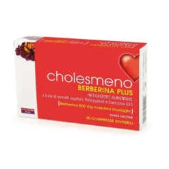 Vital Factors Cholesmeno Berberina Plus - Integratore alimentare per il colesterolo, 30 compresse