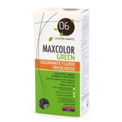 Vital Factors Maxcolor Green 06 Castano Ramato - Tinta semipermanente tono su tono, kit da 90 ml