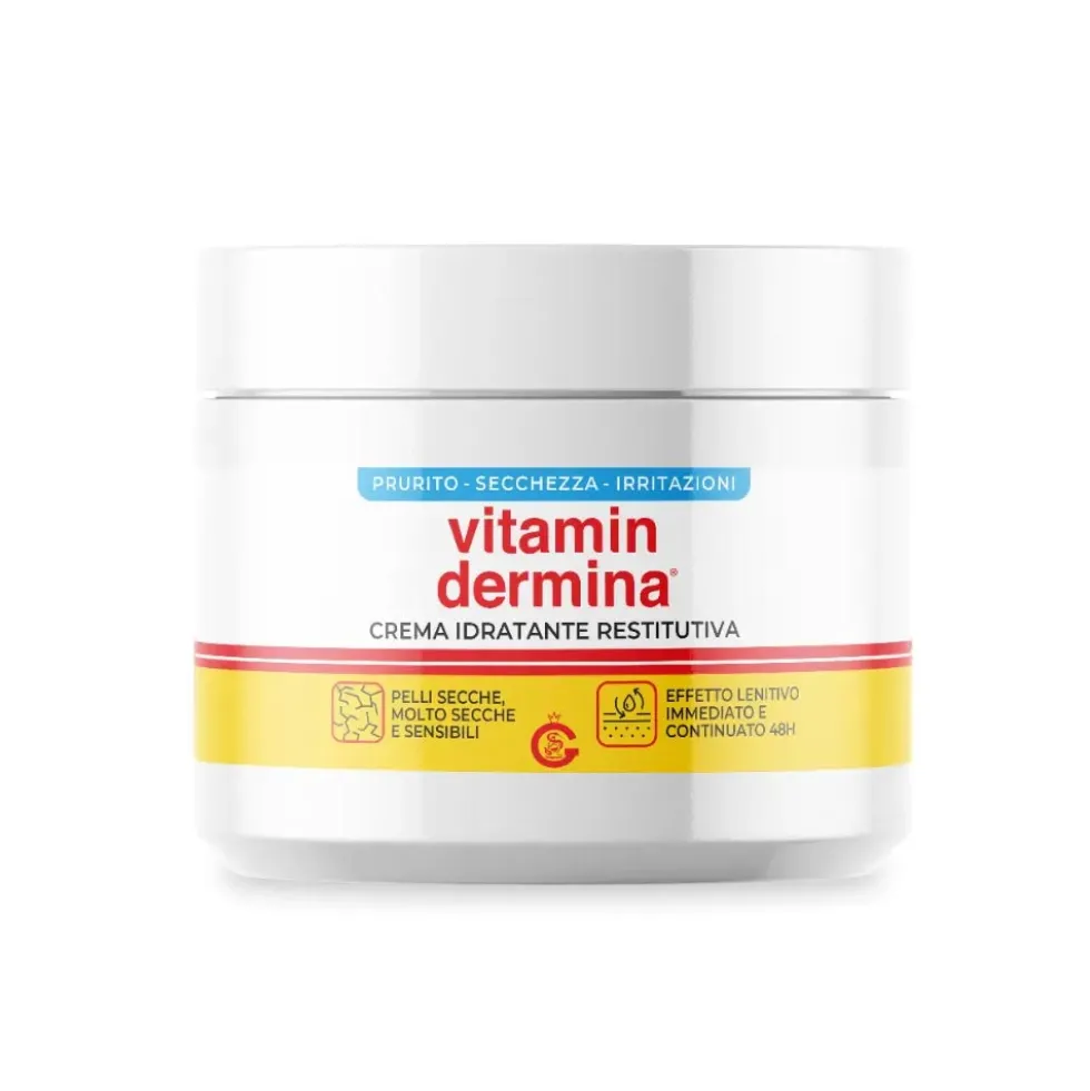 Vitamindermina Crema Idratante Restitutiva, 400ml