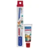 Vitis Junior - Kit spazzolino e dentifricio per l'igiene orale dei bambini, 1 spazzolino e 15 ml