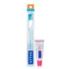 Vitis Medium Access - Spazzolino e dentifricio per le gengive delicate, 1 spazzolino e 15 ml