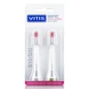 Vitis Spazzolini Elettrici - Sonic Testina di Ricambio Gingival S10/S20, 2 Pezzi