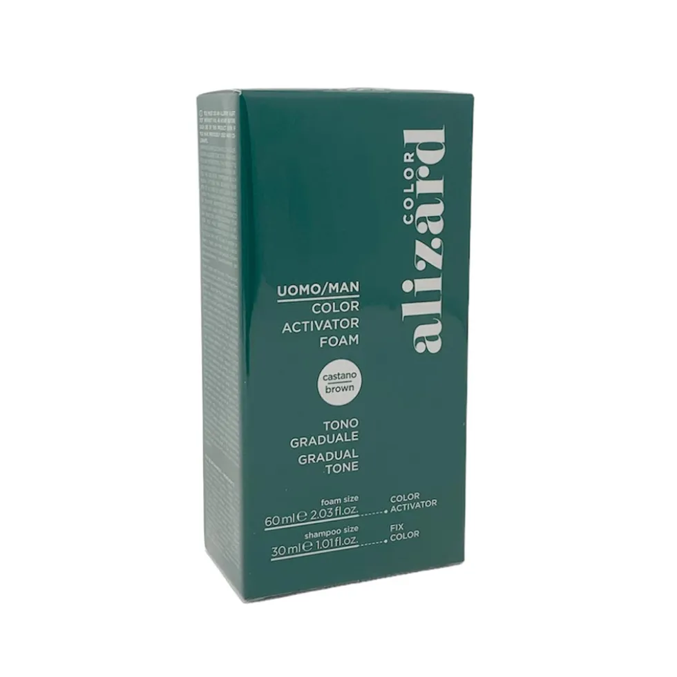Vivipharma Alizard Color Schiuma Colorante graduale Castano, 60ml