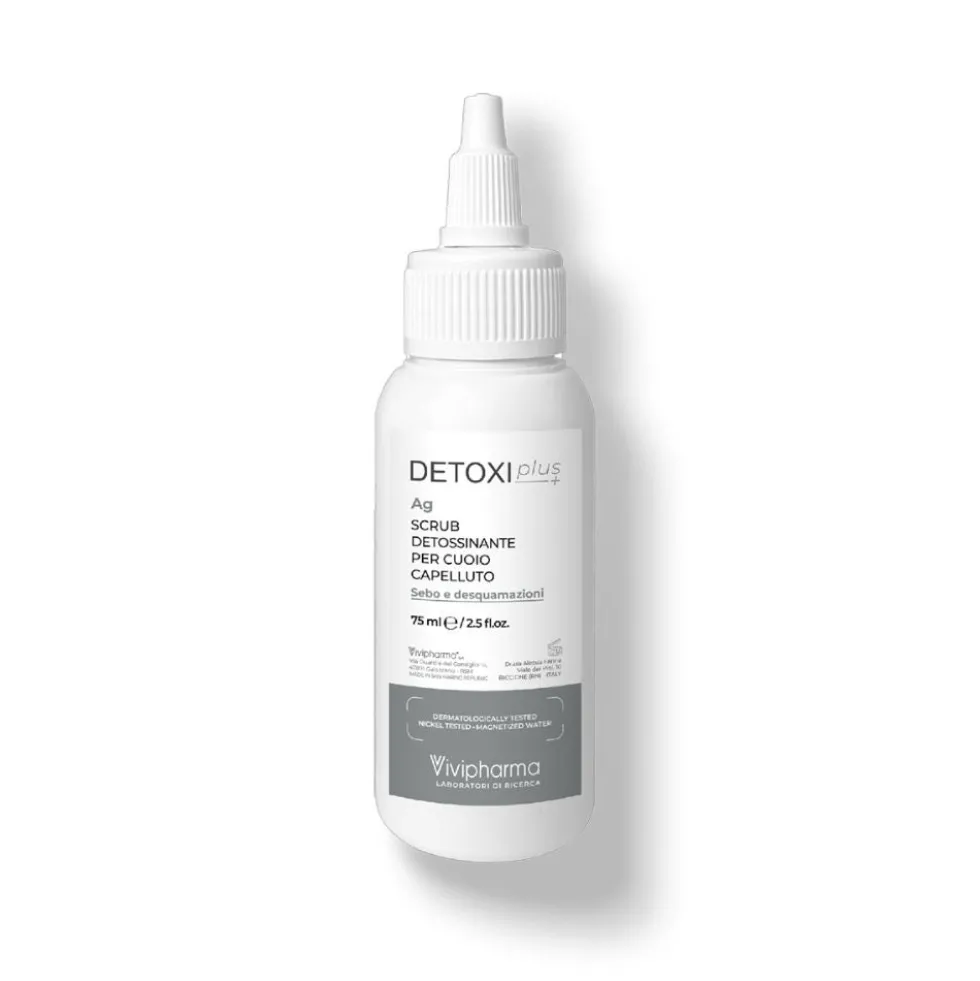 Vivipharma Detoxi Plus AG Scrub Detossinante per Cuoio Capelluto, 75ml