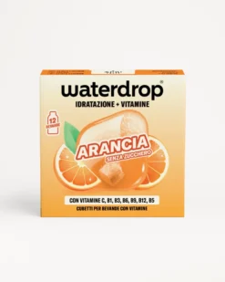 Waterdrop Microdrink Cubetto solubile in acqua gusto Arancia, 12 cubetti