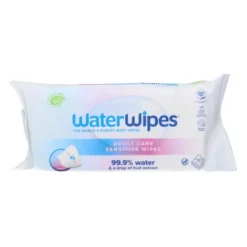WaterWipes Salviette per adulti - Salviette biodegradabili per la pelle sensibile, 30 salviettine