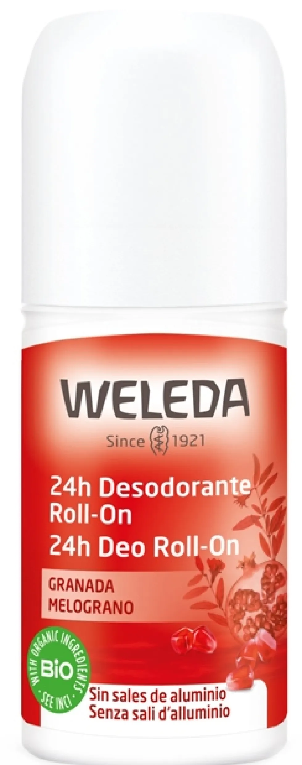 Weleda Deodorante Roll On Melograno, 50ml