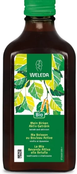 Weleda La mia bevanda attiva alla betulla Bevanda botanica biologica, 200 ml