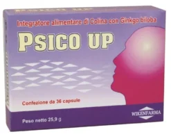 Wikenfarma Psico Up - Integratore per la memoria, l'attenzione e la concentrazione, 36 capsule