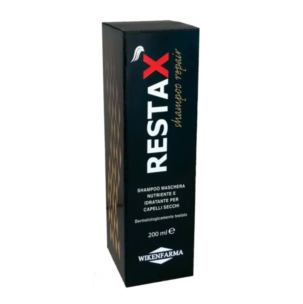 Wikenfarma Restax - Shampoo Repair per capelli Secchi e Sfibrati, 200ml