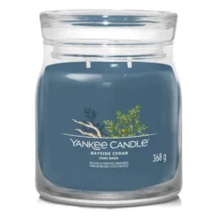 Yankee Candle Bayside Cedar - Candela Profumata Signature Media, 368g