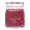 Yankee Candle Black Cherry - Candela Profumata Signature Media, 368g