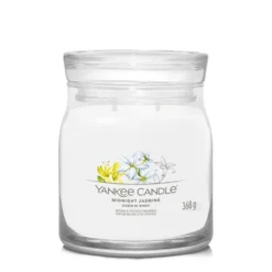 Yankee Candle Midnight Jasmine - Candela Profumata Signature Media, 368g