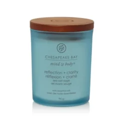Yankee Candle Reflection & Clarity - Candela Sale Marino e Salvia Piccola, 96g