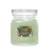 Yankee Candle Signature Jar Media Candela Enchanted Orchard Fragranza Mele Caramellate Zucchero di Canna e Albicocche, 368g