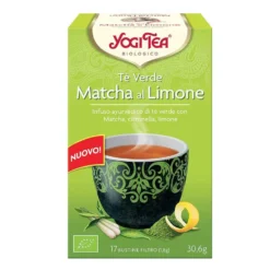 Yogi Tea Tè Verde Macha Limone Infuso Ayurvedico, 17 Bustine