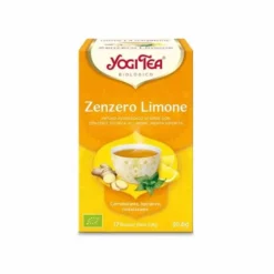 Yogi Tea Zenzero e limone - Infuso di erbe biologico per un effetto corroborante, 17 bustine