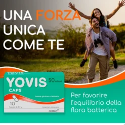 Yovis Caps Fermenti per l'Equilibrio Flora Intestinale, 10 Capsule