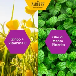 Zarbee's Gola e sistema immunitario - Integratore per la gola e le difese immunitarie, 24 pastiglie