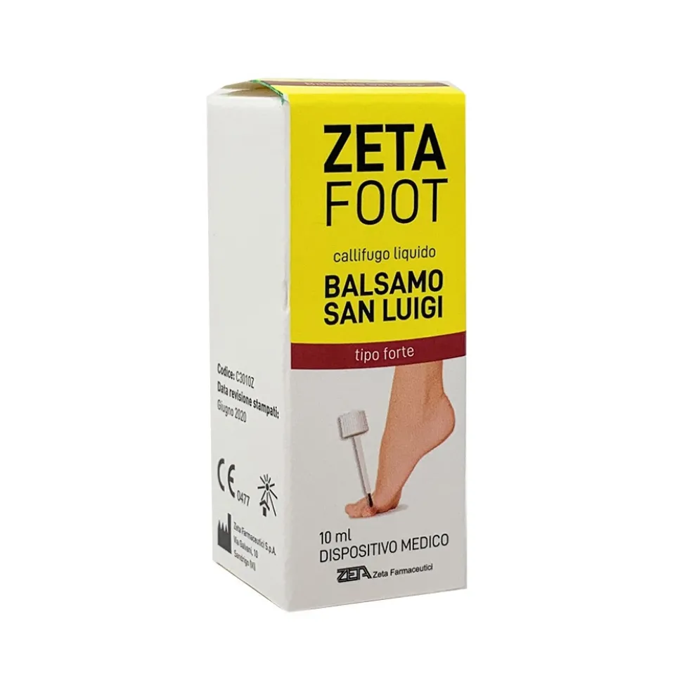 Zeta Farmaceutici ZetaFoot Balsamo San Luigi - Callifugo liquido per calli e duroni, 10 ml