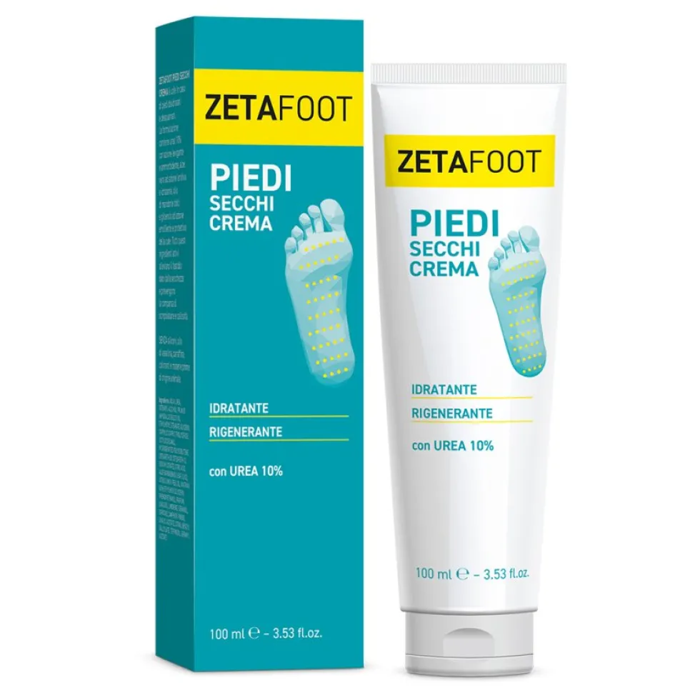 Zeta Farmaceutici Zetafoot Crema riparatrice Piedi Secchi, 100 ml