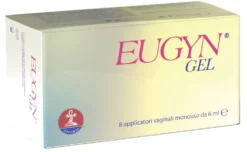 Zetemia Eugyn - Gel vaginale Eugyn 6 ml per l'idratazione e la secchezza, 8 applicatori monouso