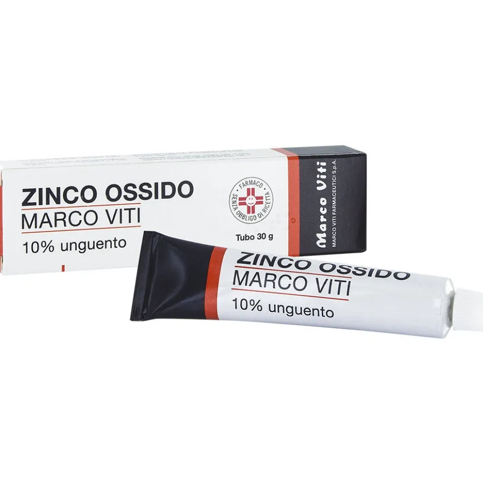 Zinco Ossido Mv 10% Unguento Lenitivo e Protettivo di Eczemi Dermatosi e Lievi Escoriazioni, 30g