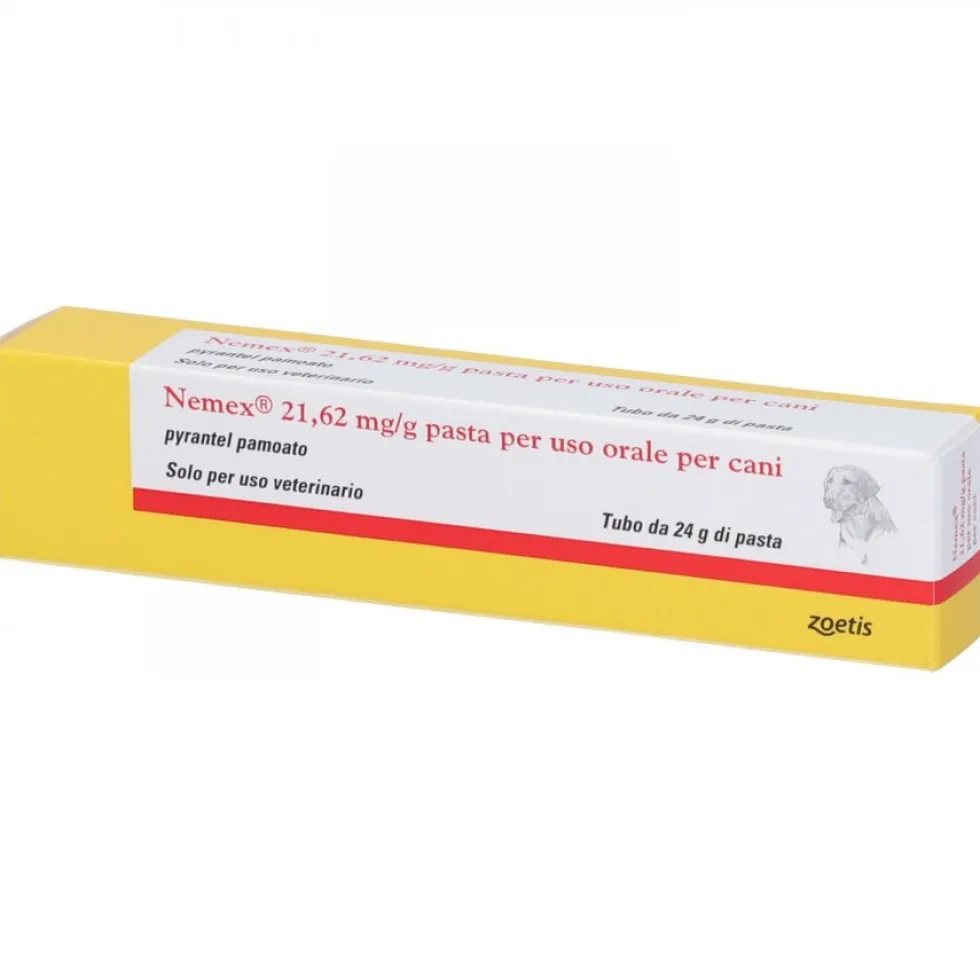 Zoetis Nemex - Pasta per uso orale antiparassitaria per cani, tubo da 24 g