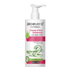 Zuccari Aloevera2 - Crema d'Aloe Universale Viso Mani Corpo, 300ml