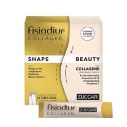 Zuccari Fisiodiur Collagen - Shape & Beauty Integratore Alimentare, 24 stick