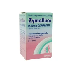 Zymafluor 0,5mg Sodio Fluoruro Prevenzione Carie 2-4 Anni, 100 Compresse
