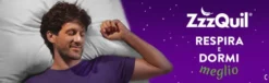 ZzzQuil Cerottini Nasali per Alleviare la Congestione Nasale Notturna e Favorire il Sonno, 26 Pezzi