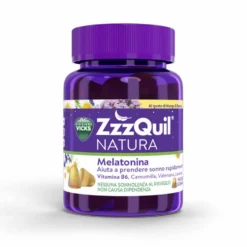 ZzzQuil Natura Integratore Melatonina per Dormire Mango e Banana, 30 Pastiglie